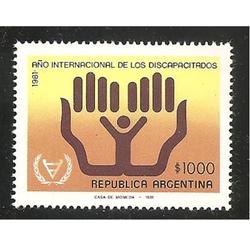 ARGENTINA 1981(1308) AÑO DEL DISCAPACITADO MINT
