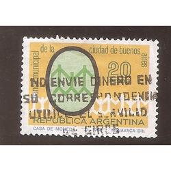 ARGENTINA 1968 (MT826) BANCO CIUDAD BS.AS.  USADA