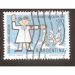 ARGENTINA 1968 (MT815) SEGURIDAD VIAL,  USADA