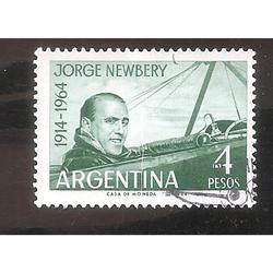 ARGENTINA 1964 (MT684) 50 ANIV. DE NEWBERY  CON ERROR,  USAD