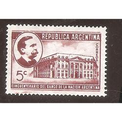 ARGENTINA 1941(MT414) CENTENARIO DEL BANCO NACION  USADA