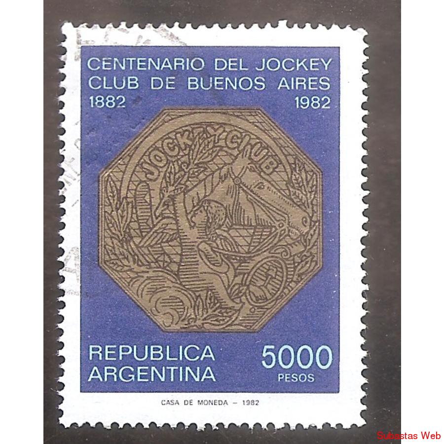 ARGENTINA 1982(MT1378) CENTENARIO DEL JOCKEY CLUB USADA