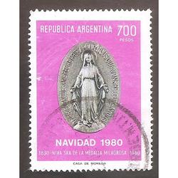 ARGENTINA 1980(MT1278) 150 ANIV. SEÑORA DEL MILAGRO USADA