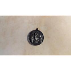 Medalla Virgen De Pompeya Plata Sellada pilarsur