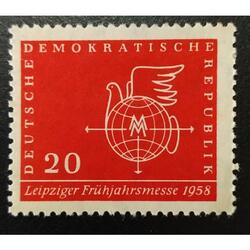 ALEMANIA DDR 1957; SCOTT 377 MINT