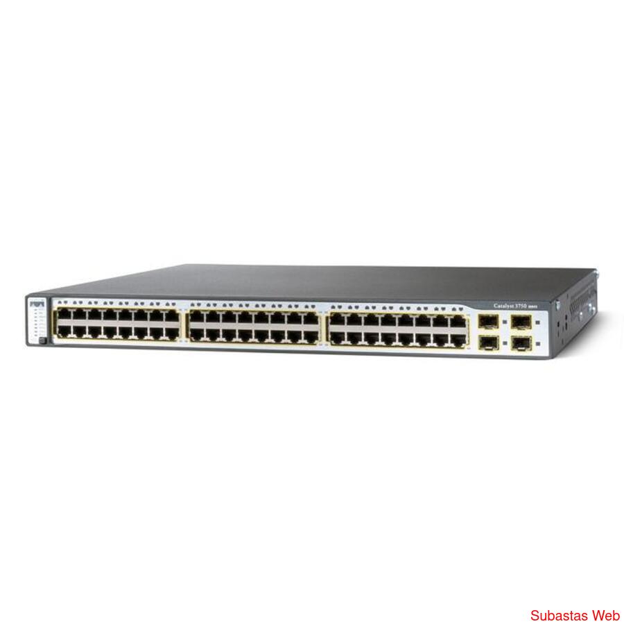 Switch Cisco Catalyst 3750-48P RJ45 4 SFP Giga