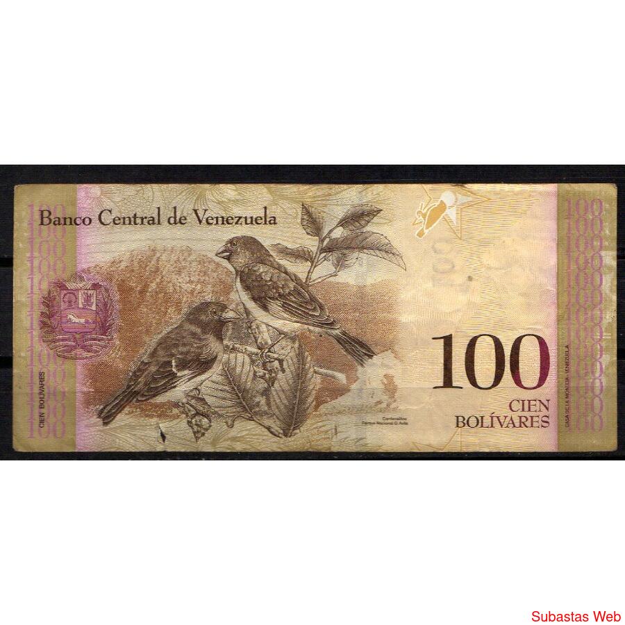 VENEZUELA,  100 BOLIVARES 2015 BUEN ESTADO ( B 13 ) OFERTA