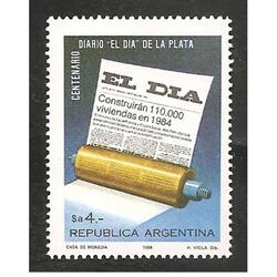ARGENTINA 1984(1454) DIARIO EL DIA DE LA PLATA  MINT