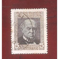 ARGENTINA 1911(164) CENTENARIO DEL NACIMIENTO DE SARMIENTO U