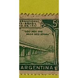 Sello Puente Internacional Argentina -Brasil. Error