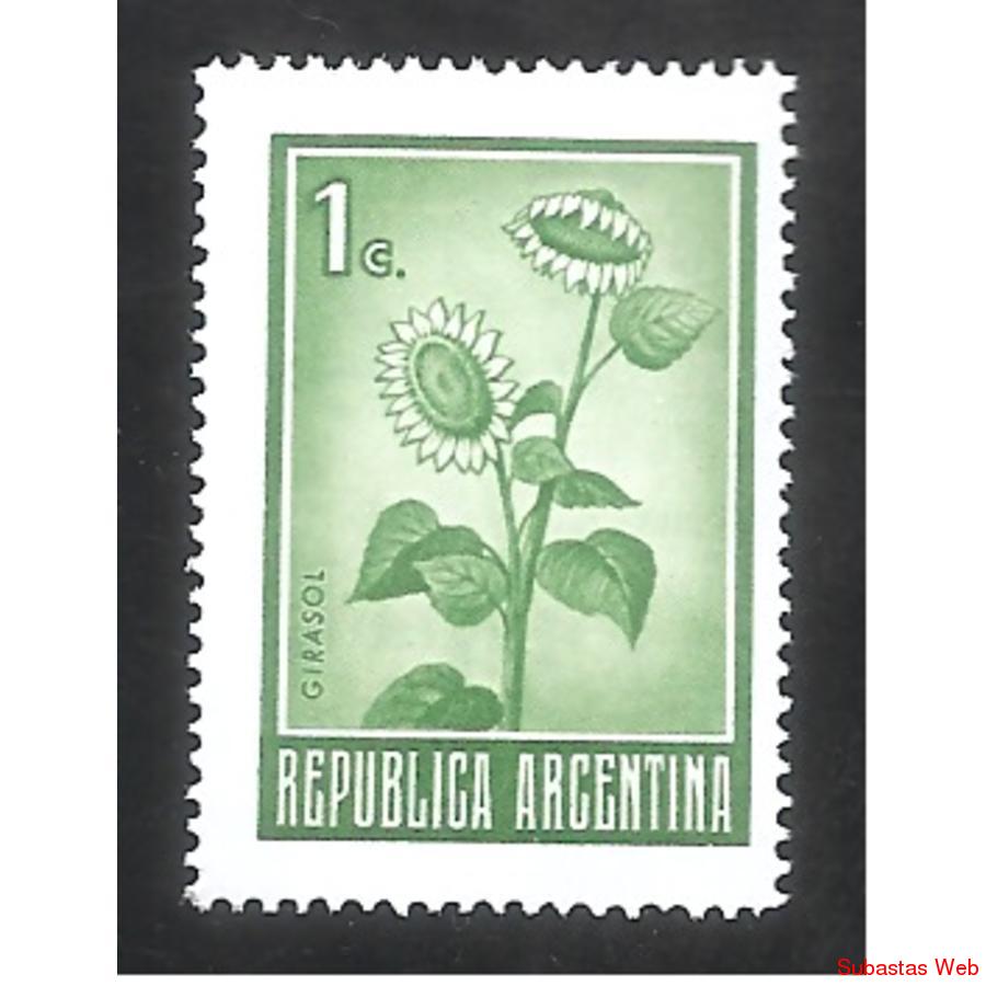 ARGENTINA 1972(911A) PROCERES Y RIQUEZAS GIRASOL FILI CASA D