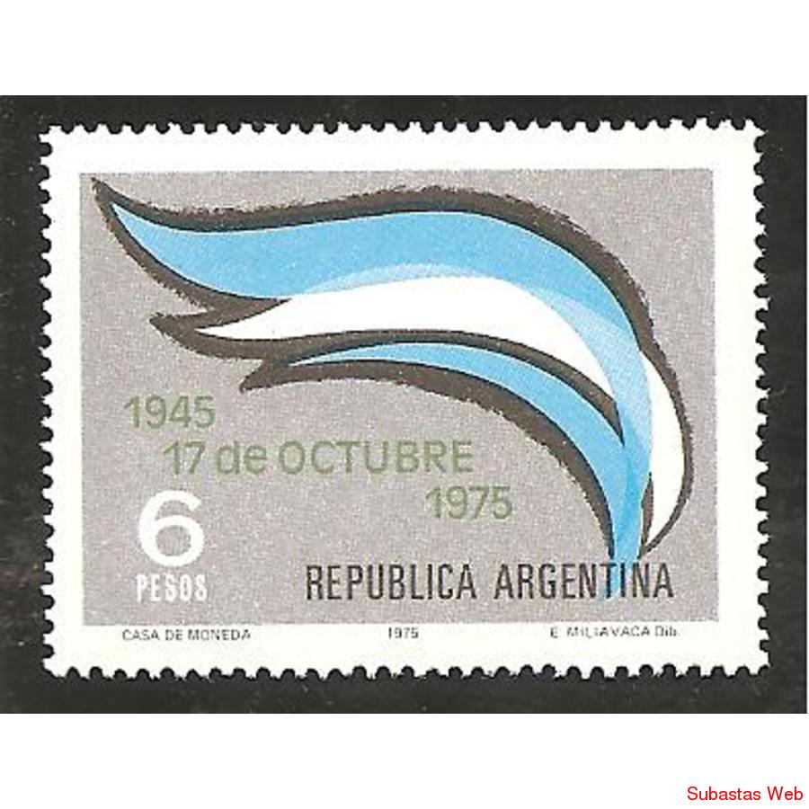 ARGENTINA 1975(1025) ANIVERSARIO DEL 17 DE OCTUBRE MINT
