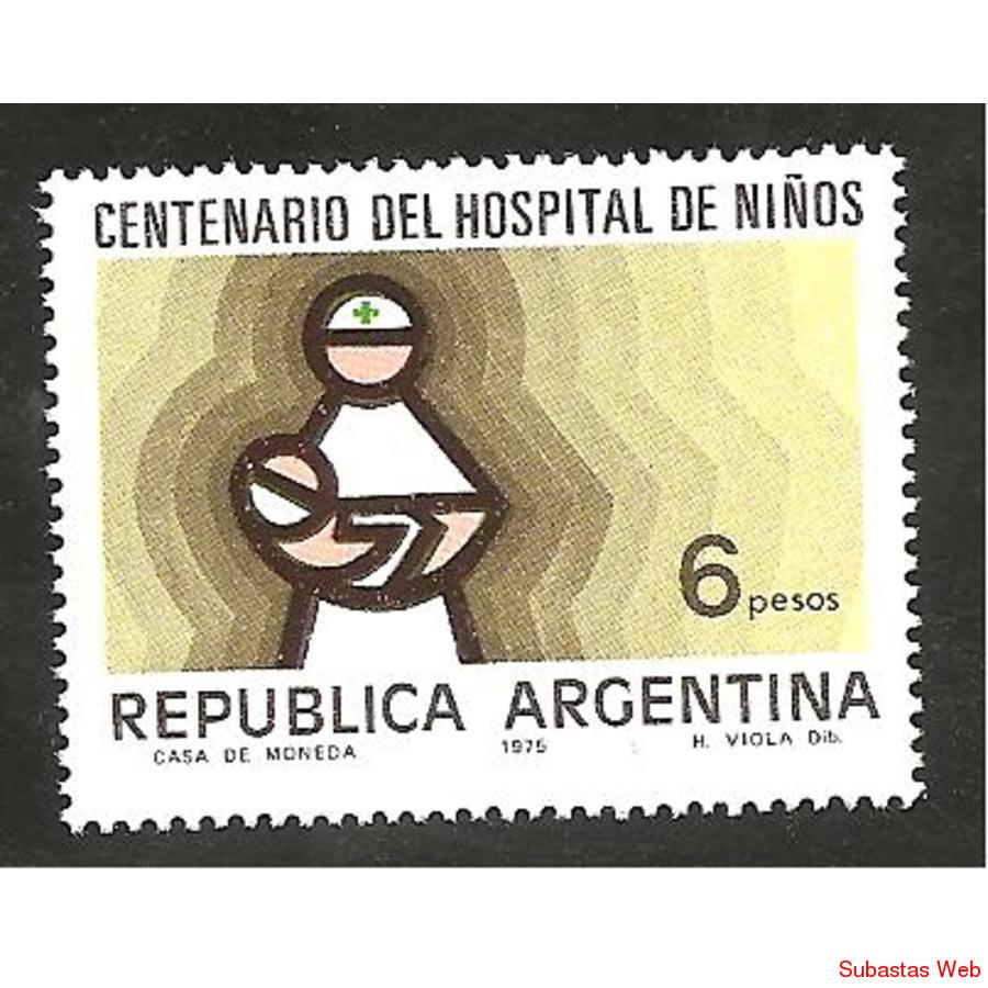 ARGENTINA 1975(1033) CENTENARIO DEL HOSPITAL DE NIÑOS MINT