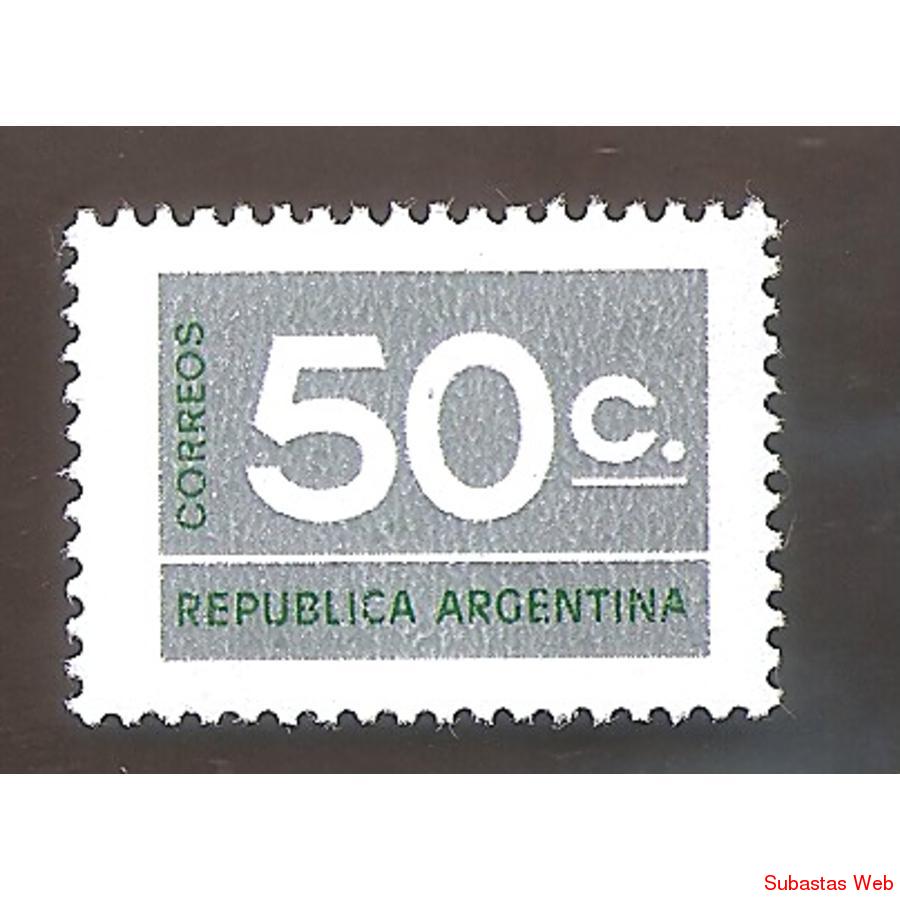 ARGENTINA 1976(1063) CORREO ORDINARIO CIFRAS: 0,50 MINT