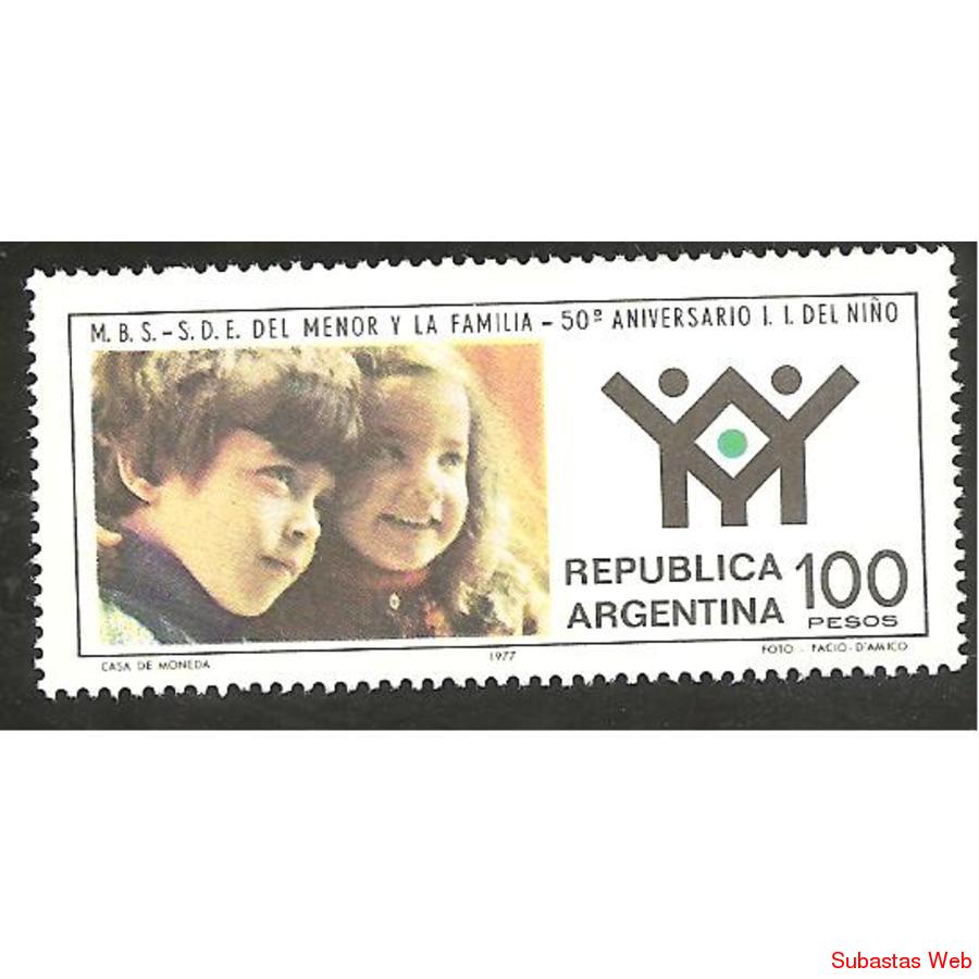 ARGENTINA 1978(1118) INSTITUTO INTERAMERICANO DEL NIÑO