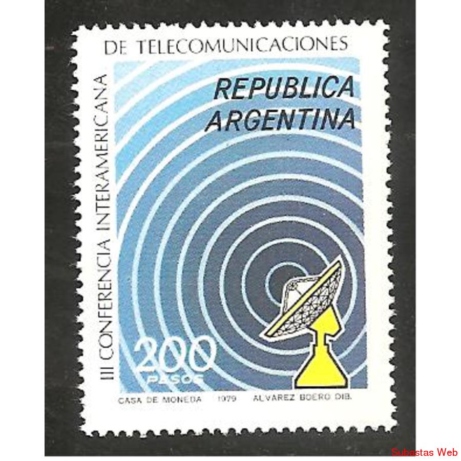 ARGENTINA 1979(1166) TERCERAS JORNADAS DE COMUNICACION MINT