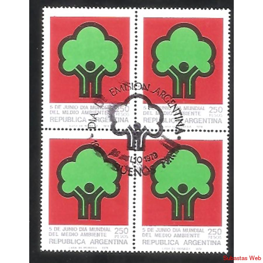 ARGENTINA 1979(1180) DIA DEL MEDIO AMBIENTE CUADRITO PDE