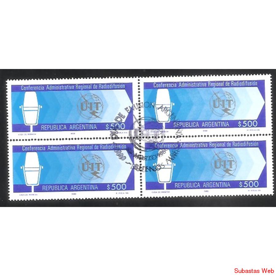 ARGENTINA 1980(1210) CONFERENCIA DE RADIODIFUSION CUADRI PDE