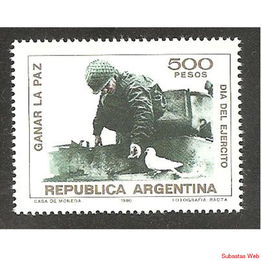 ARGENTINA 1980(1237) DIA DEL EJERCITO  MINT