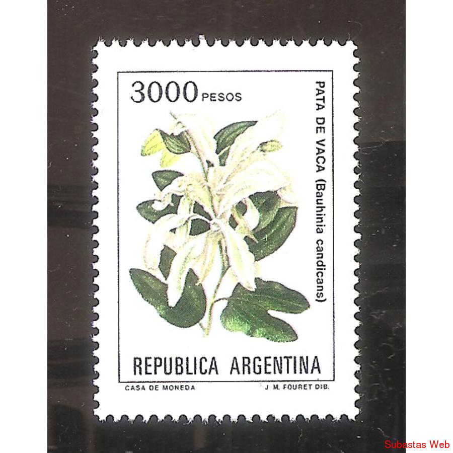 ARGENTINA 1982(1382a) FLORES: PATA DE VACA FOSFORESCENTE MIN