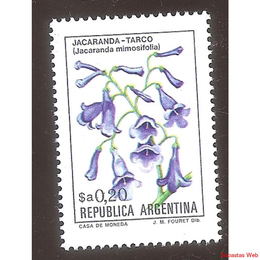 ARGENTINA 1983(1410a) FLORES: JACARANDA FLUORESCENTE