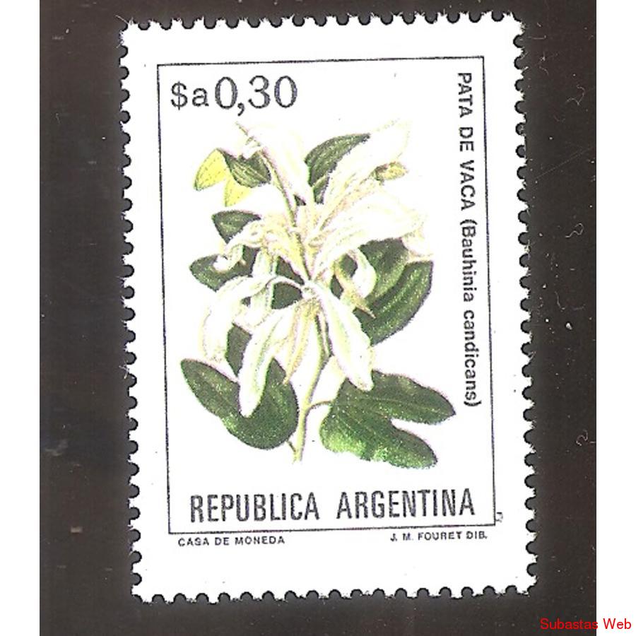 ARGENTINA 1983(1411) FLORES: PATA DE VACA FOSFORESCENTE