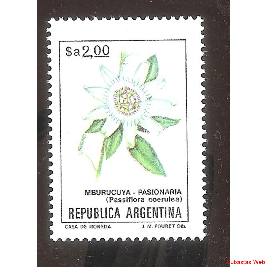 ARGENTINA 1983(1416) FLORES: MBURUCUYA FOSFORESCENTE