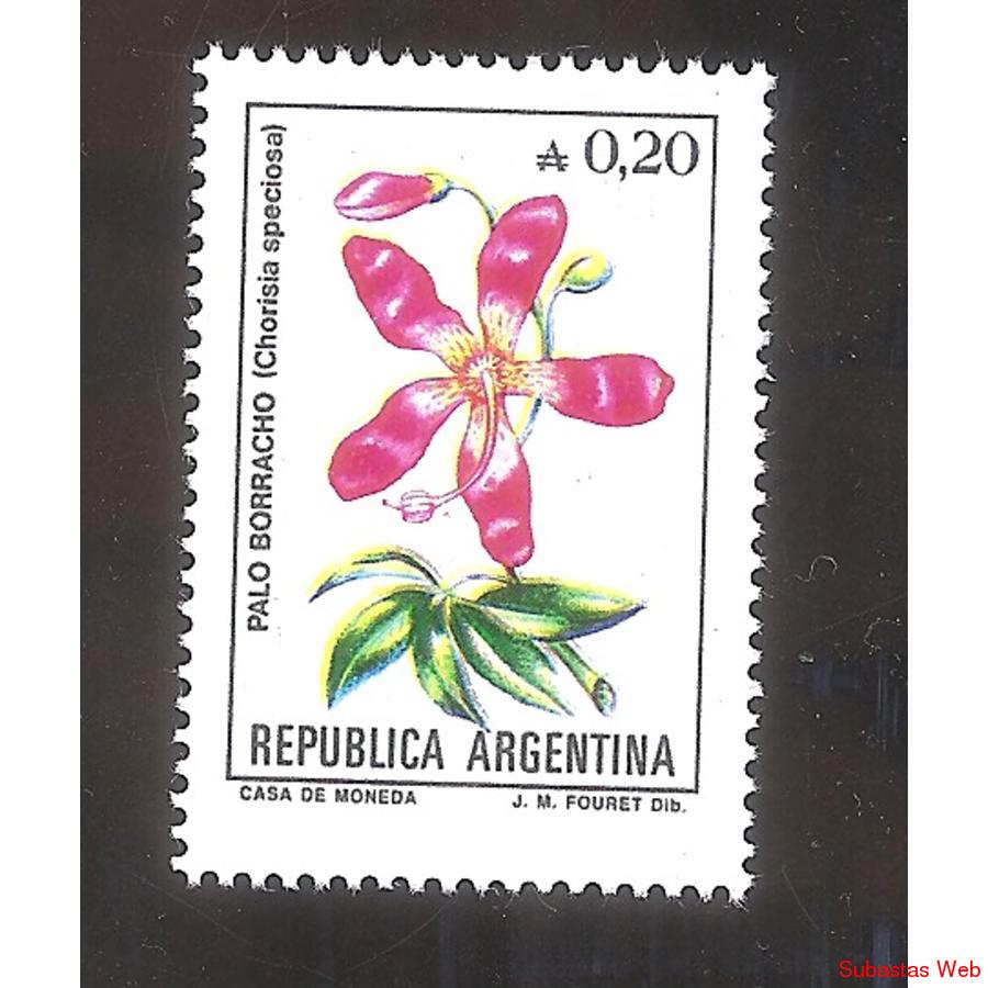 ARGENTINA 1985(1531a) FLORES: PALO BORRACHO FOSFO  MINT