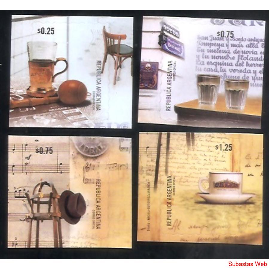 ARGENTINA 1999(2234-37) SERIE PASION PORTEÑA