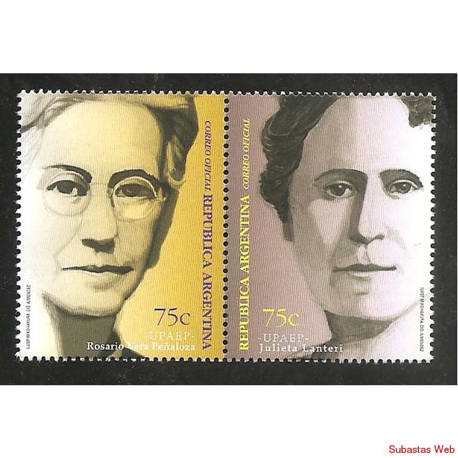 ARGENTINA 1999(2247-48)  MUJERES DESTACADAS