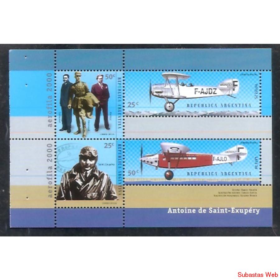 ARGENTINA 2000(2346-51) SERIE SAINT-EXUPERY