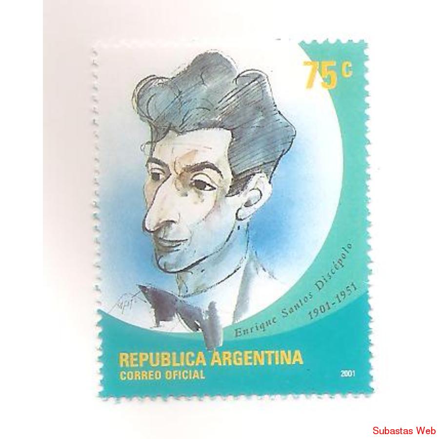 ARGENTINA 2001(2428) ENRIQUE SANTOS DISCEPOLO