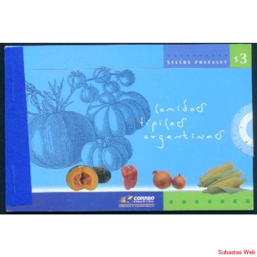 ARGENTINA 2003(2569-72) CARNET COMIDAS TIPICAS MINT