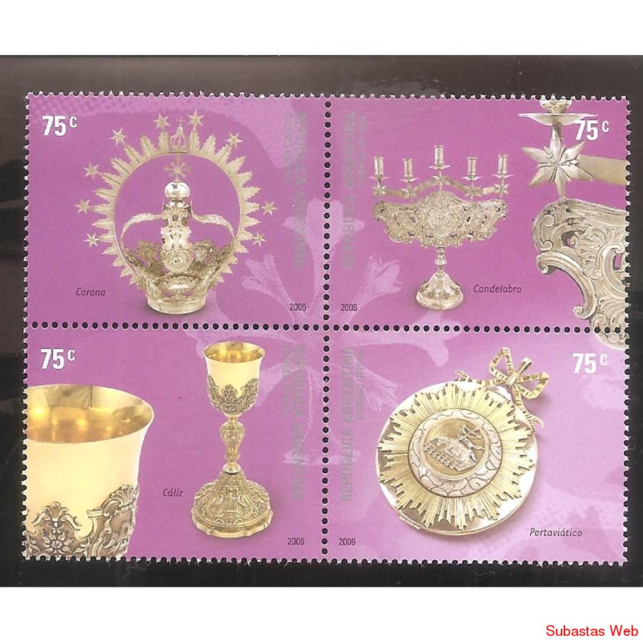 ARGENTINA 2006(2788-91) PLATERIA RELIGIOSA  MINT
