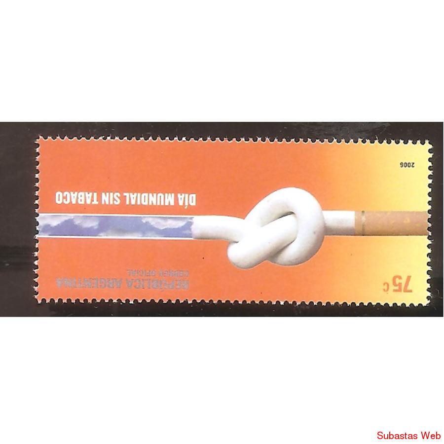 ARGENTINA 2006(2808) DIA MUNDIAL SIN TABACO