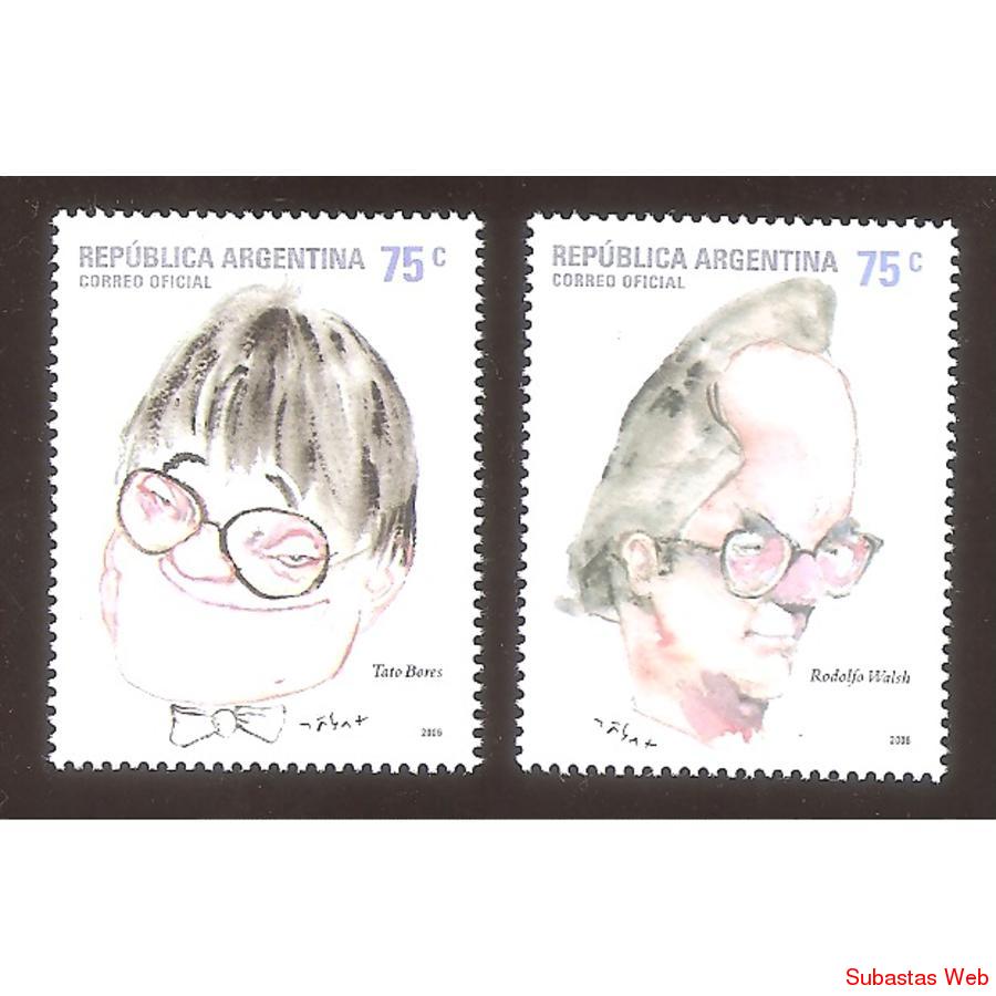 ARGENTINA 2006(2809-20) PERSONALIDADES II: TATO BORES Y RODO