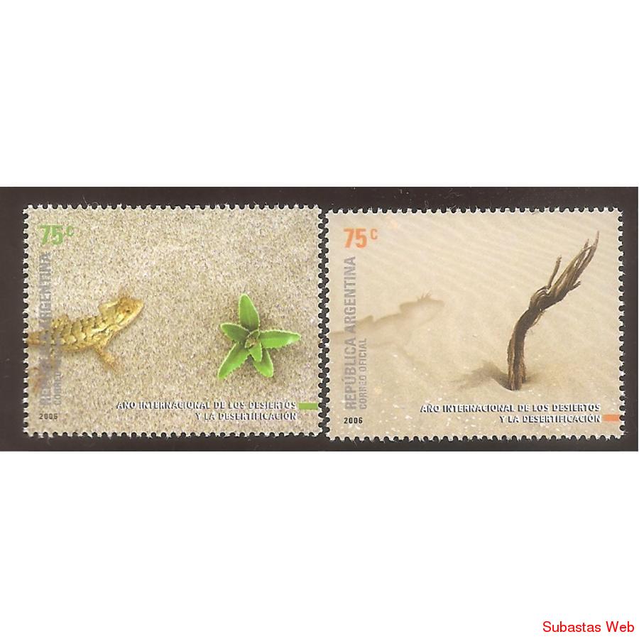 ARGENTINA 2006(2811-12) AÑO DE LOS DESIERTOS