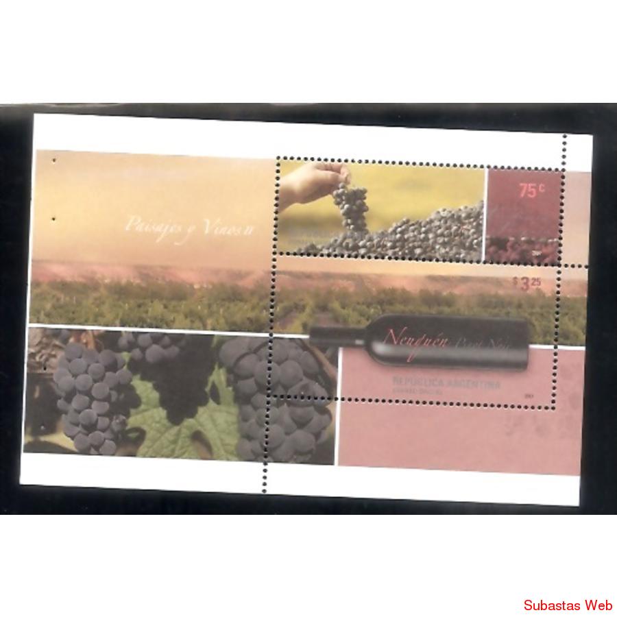 ARGENTINA 2007(2852-57) SERIE PAISAJES Y VINOS II  MINT