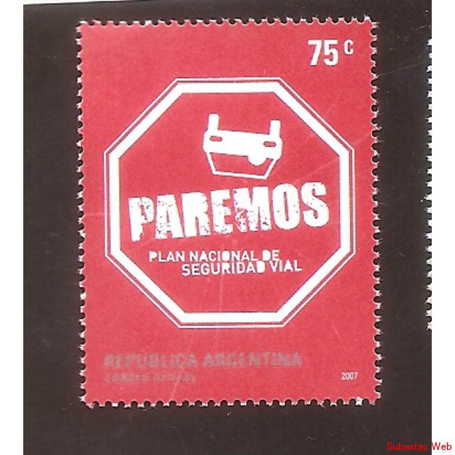 ARGENTINA 2007(2879) SEGURIDAD VIAL