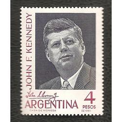 ARGENTINA 1964(685)  HOMENAJE A KENNEDY  MINT