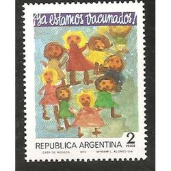 ARGENTINA 1975(1004) DIBUJOS INFANTILES  MINT