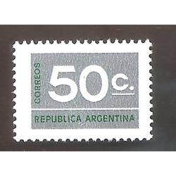 ARGENTINA 1976(1063) CORREO ORDINARIO CIFRAS: 0,50 MINT
