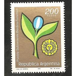 ARGENTINA 1979(1178) PUEBLO SUBTENIENTE BERDINA MINT