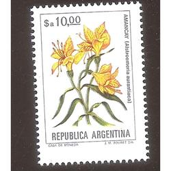 ARGENTINA 1983(1419) FLORES AMANCAY FOSFORESCENTE MINT