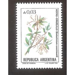ARGENTINA 1985(1527) FLORES; CIRUELILLO  MINT