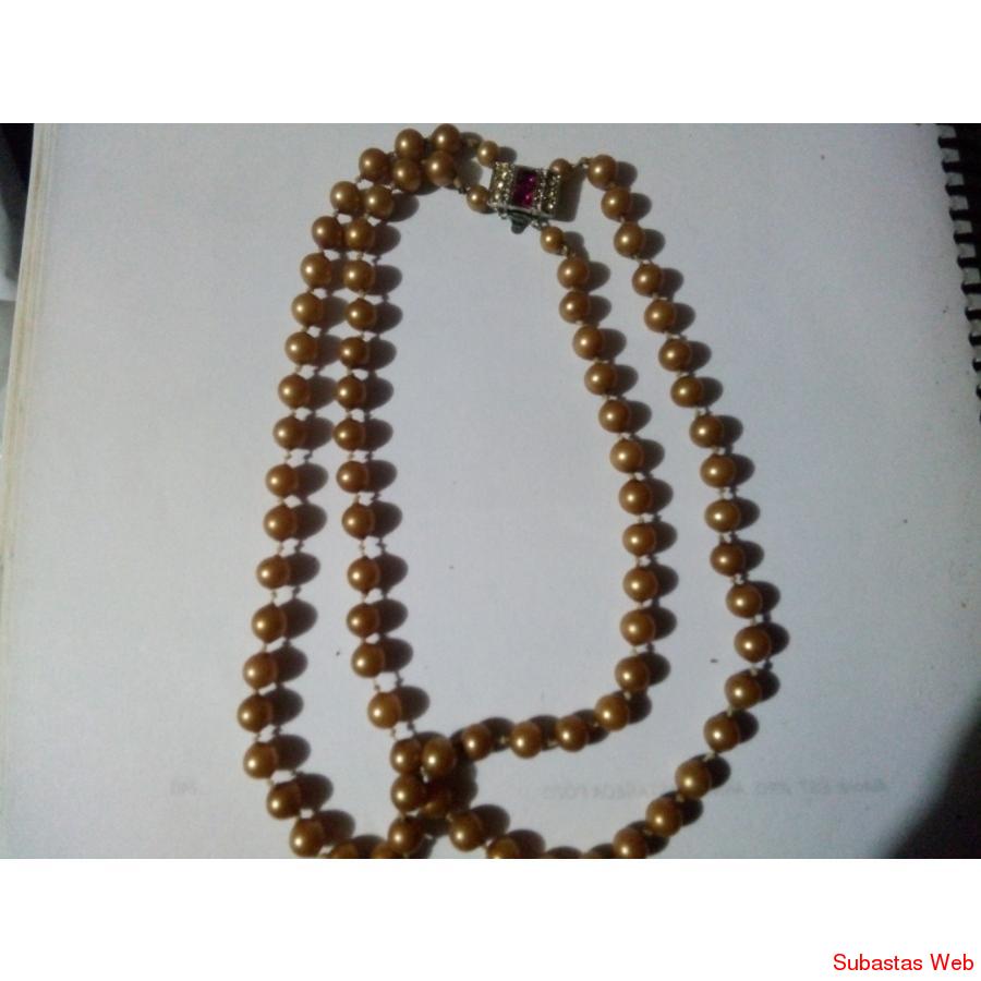 Vendo collar de perlas morenas cultivadas