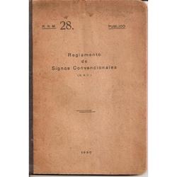 Libro Reglamento De Signos Convencionales 1926 Ejercito Arg.