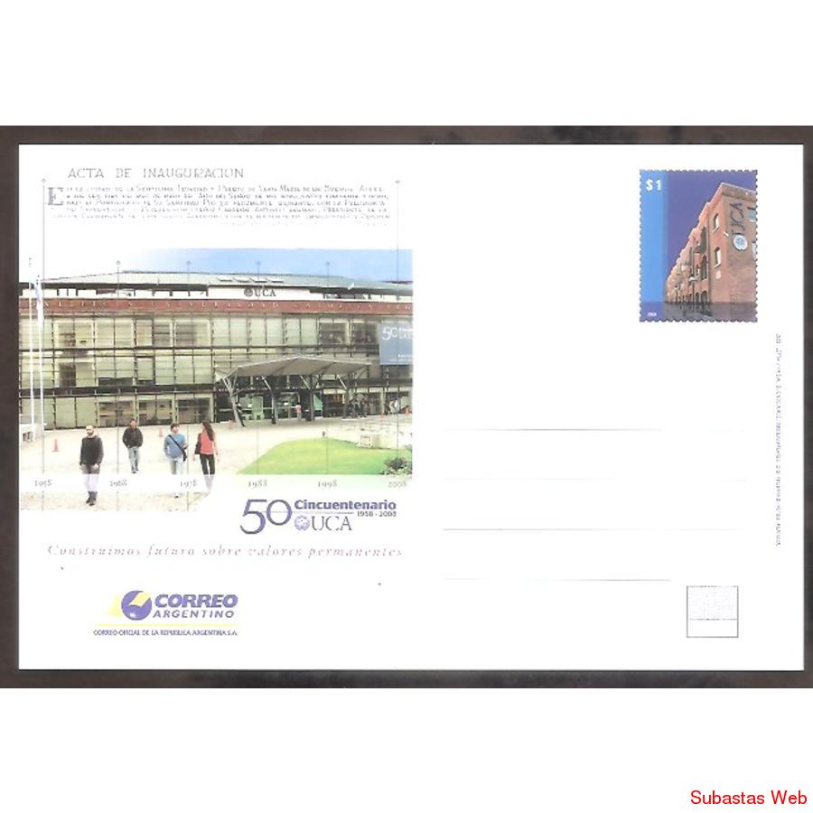ARGENTINA 2008 ENTERO 192 UNIVERSIDAD CATOLICA ARGENTINA