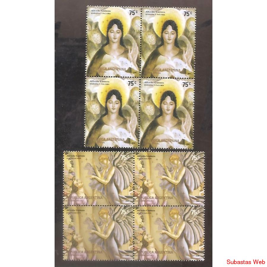 ARGENTINA 2006 CUADRITO MT2842-43  NAVIDAD