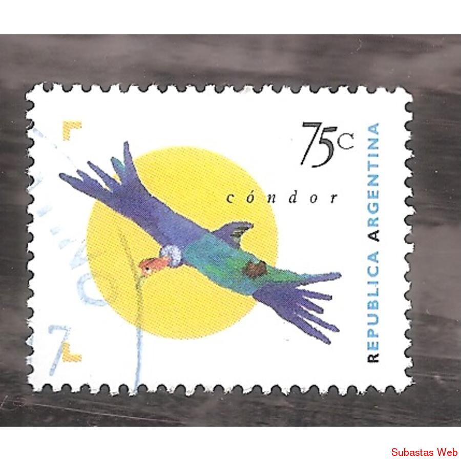ARGENTINA 1995 (MT2013a) CONDOR CON DETALLES FOSFO USADA